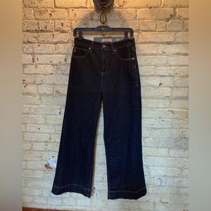 Ariat Ultra High Rise Wide Leg Deep Indigo Denim Pants